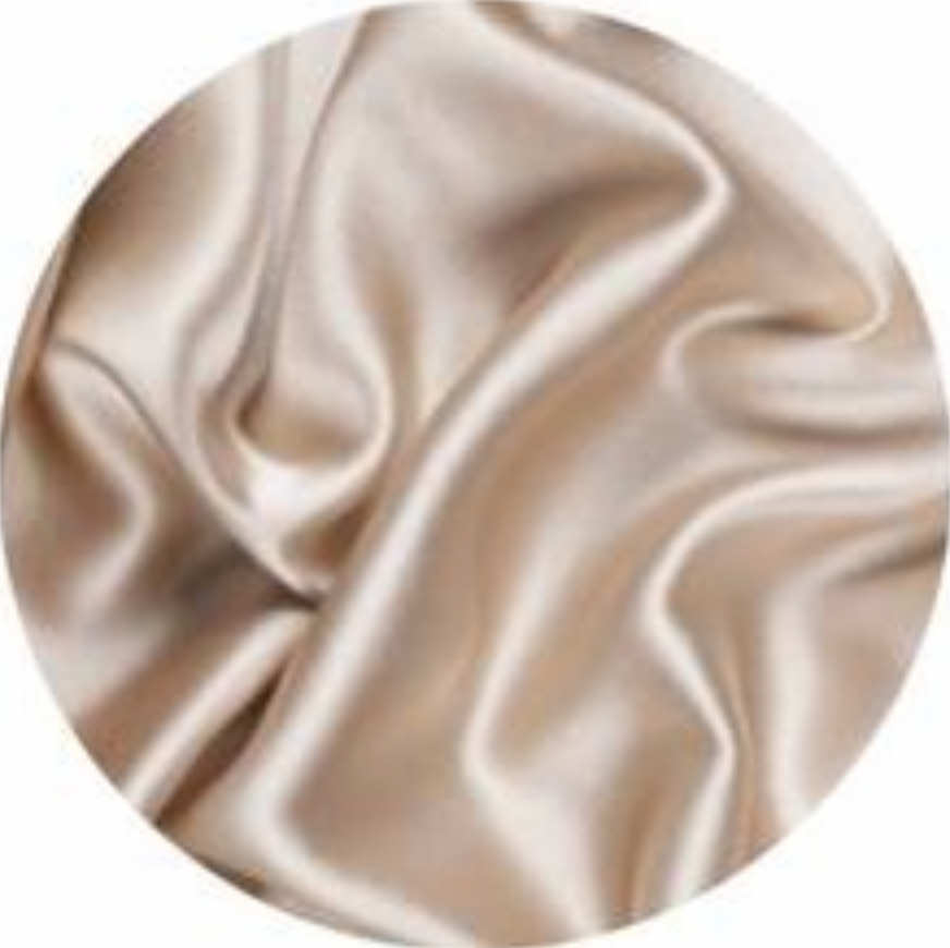 light beige silk